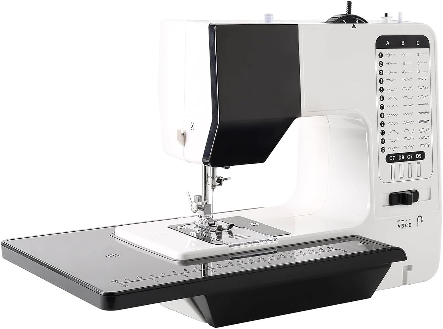Outbit Sewing Machines with Extension Table - Mini Sewing Machine for Beginners, 38 Stitches Portable Lightweight Electric Basic Sewing Machine Kit for Adults