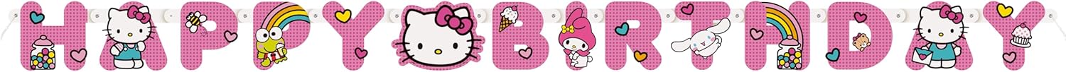 Unique Hello Kitty Jointed Banner, Events and Party Supplies
