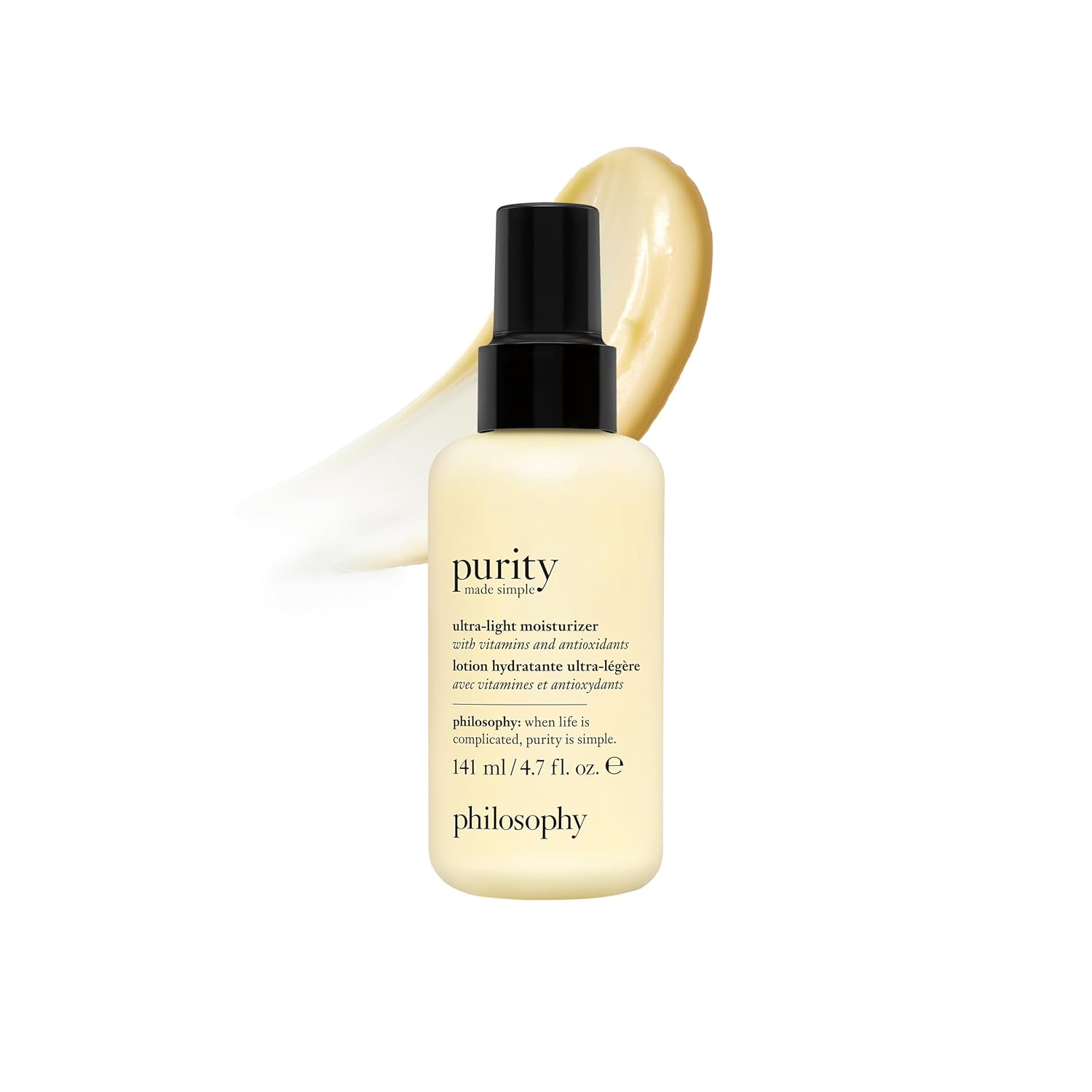 philosophy purity made simple pore face moisturizer - with vitamins C & E, green tea, meadowfoam seed oil & chia seed oil - ultra-light nourishing formula delivers 24-hour hydration