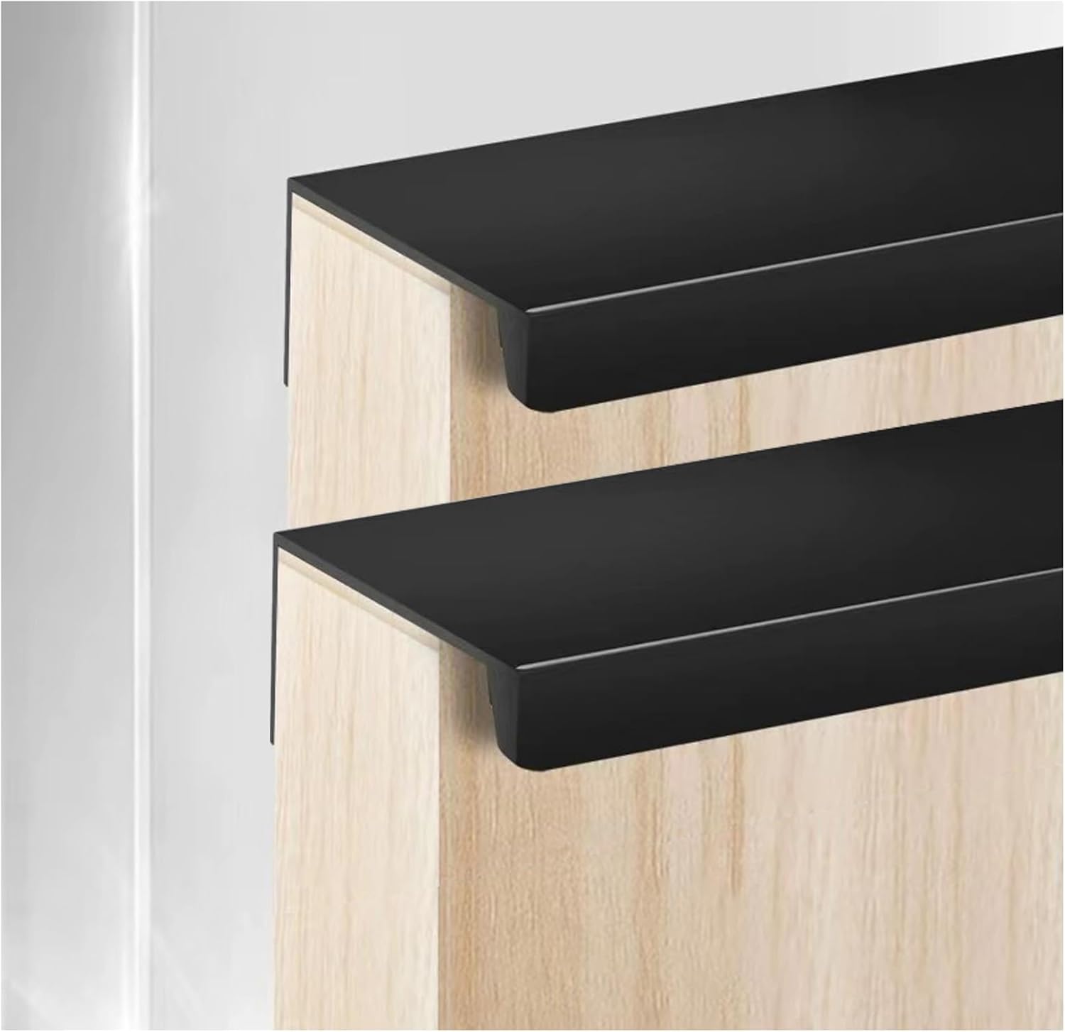 8 Pack Black Cabinet Handles 4.7 Inch Aluminium Alloy Cabinet Knobs, Drawer Pulls for Cabinets, Dresser, Drawers, Bathroom