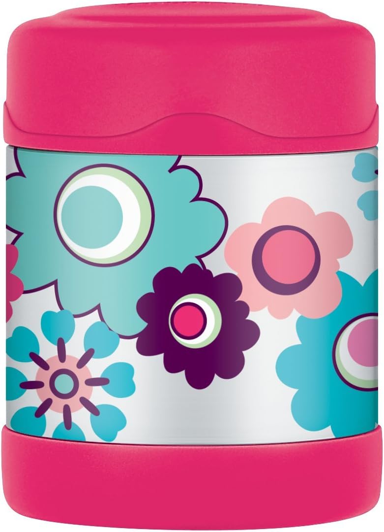 Pink Floral FUNtainer Food Flask 290ml