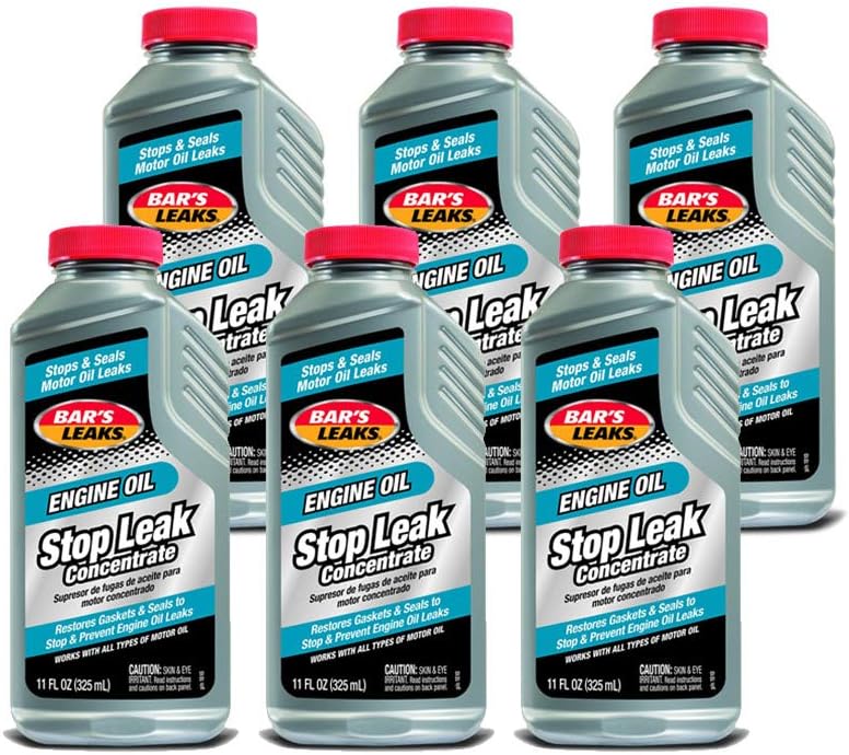 Bar's Leaks 1010-6PK Engine Oil Stop Leak Concentrate - 11 oz, (Pack of 6)