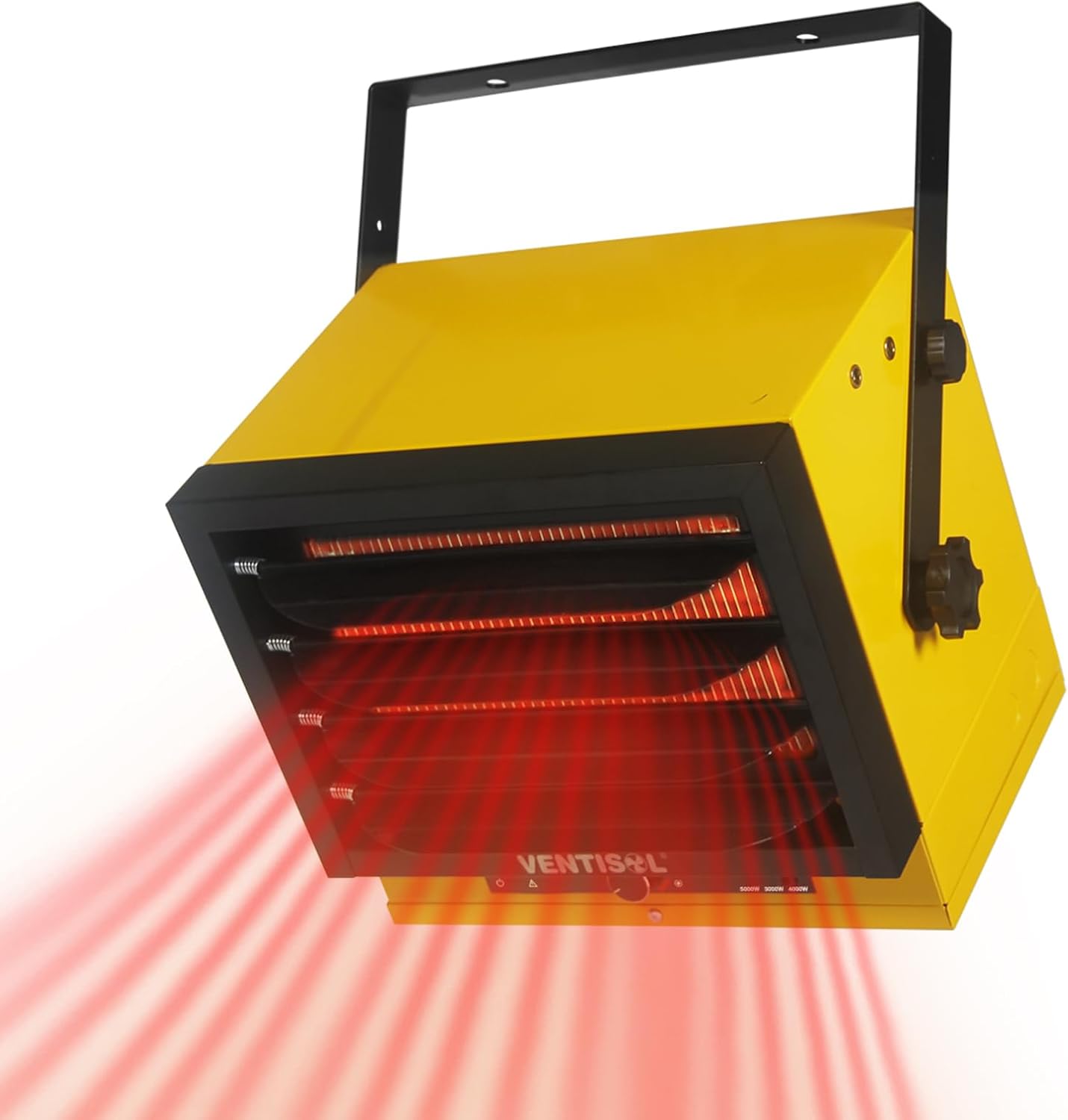 VENTISOL Electric Garage Heater, 3000/4000/5000W Ceiling Heaters, 3 Heat Settings, 240V Mounted Shop Heater for Indoor Use, Overheat Protection, ETL Listed