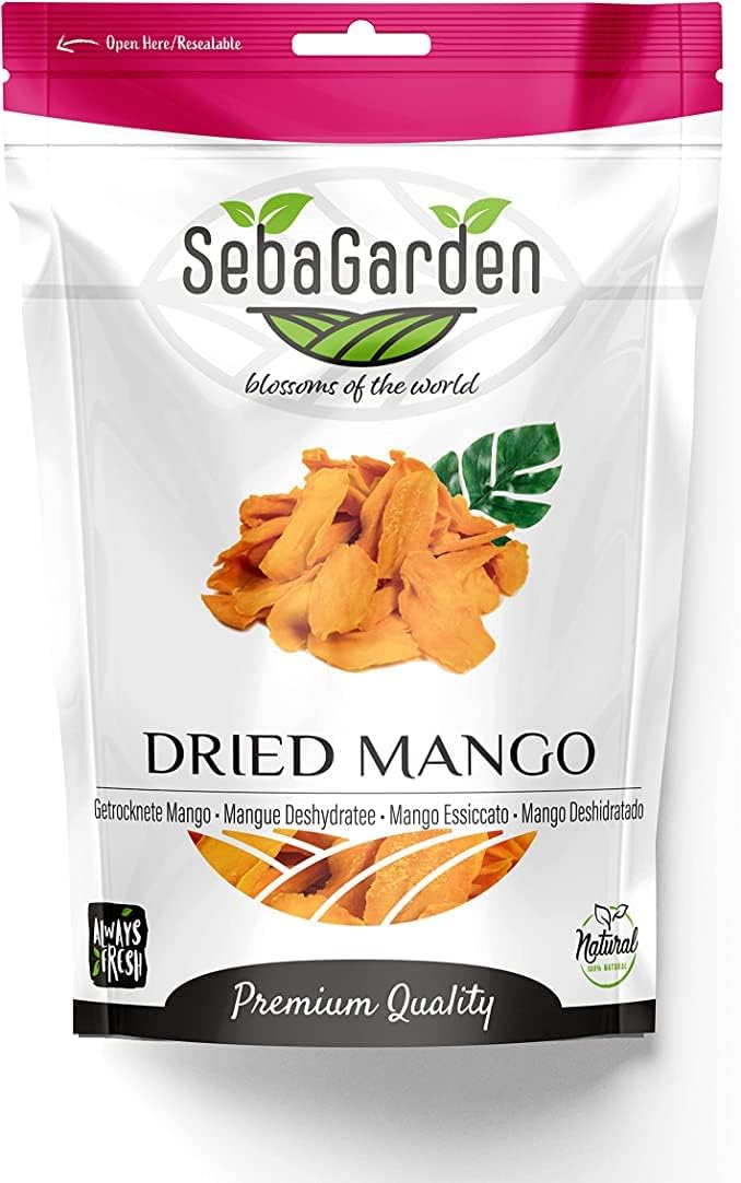 Seba Garden Mango Strips - South African Dried Mango - Ziplock Bag (500 gr)