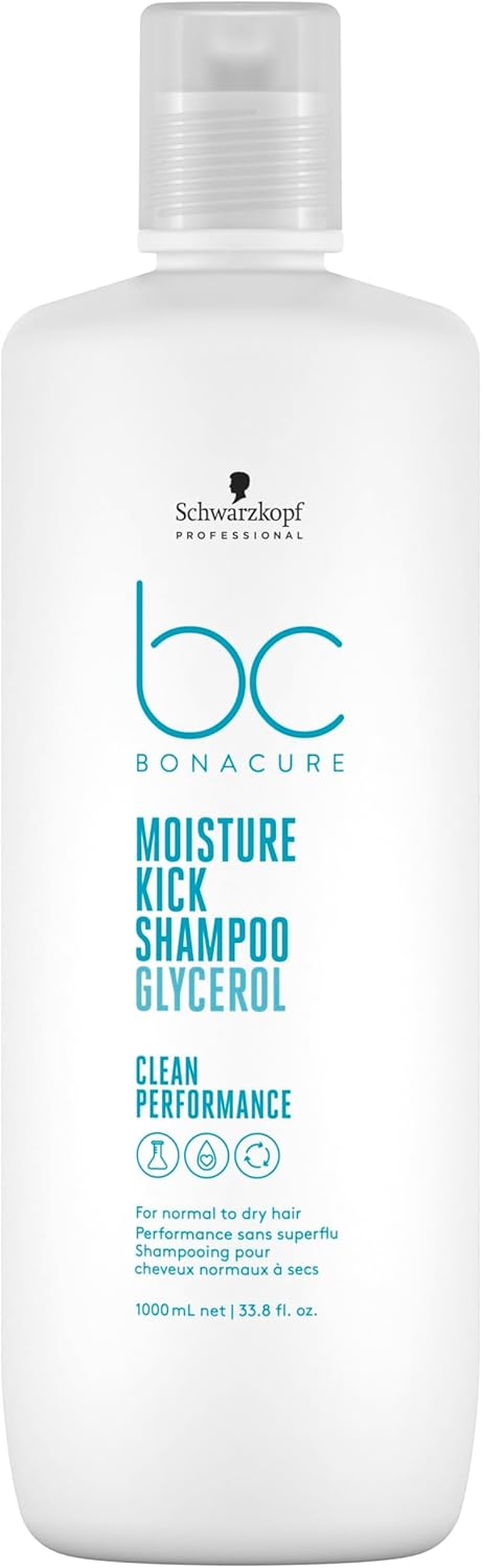 Schwarzkopf BC Bonacure Moisture Kick Shampoo Glycerol 1000ml - shampoo for dry hair
