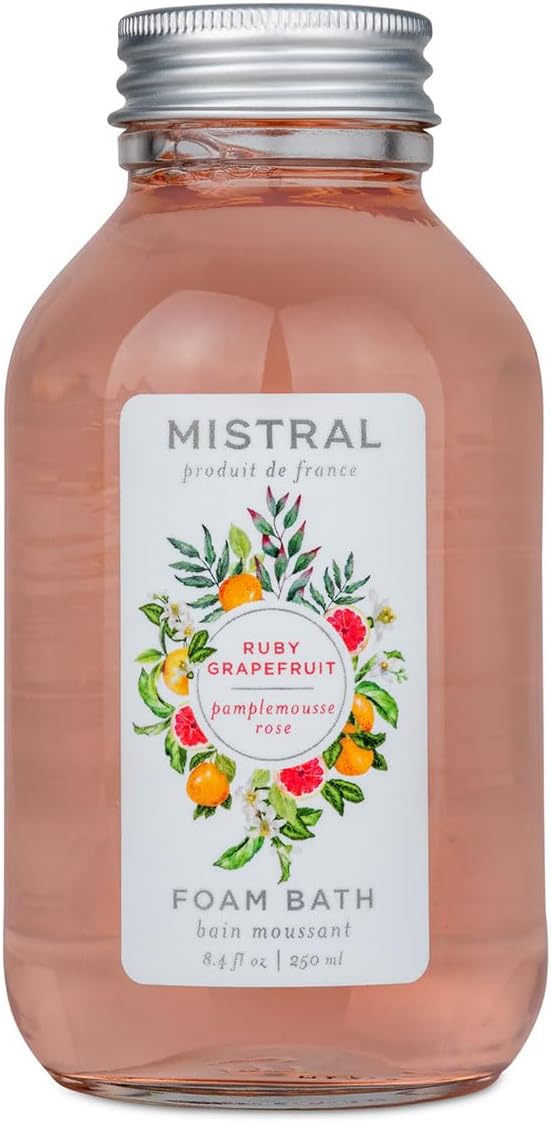 Mistral Ruby Grapefruit Foam Bath, Organic Chamomile, 8.4 fl oz