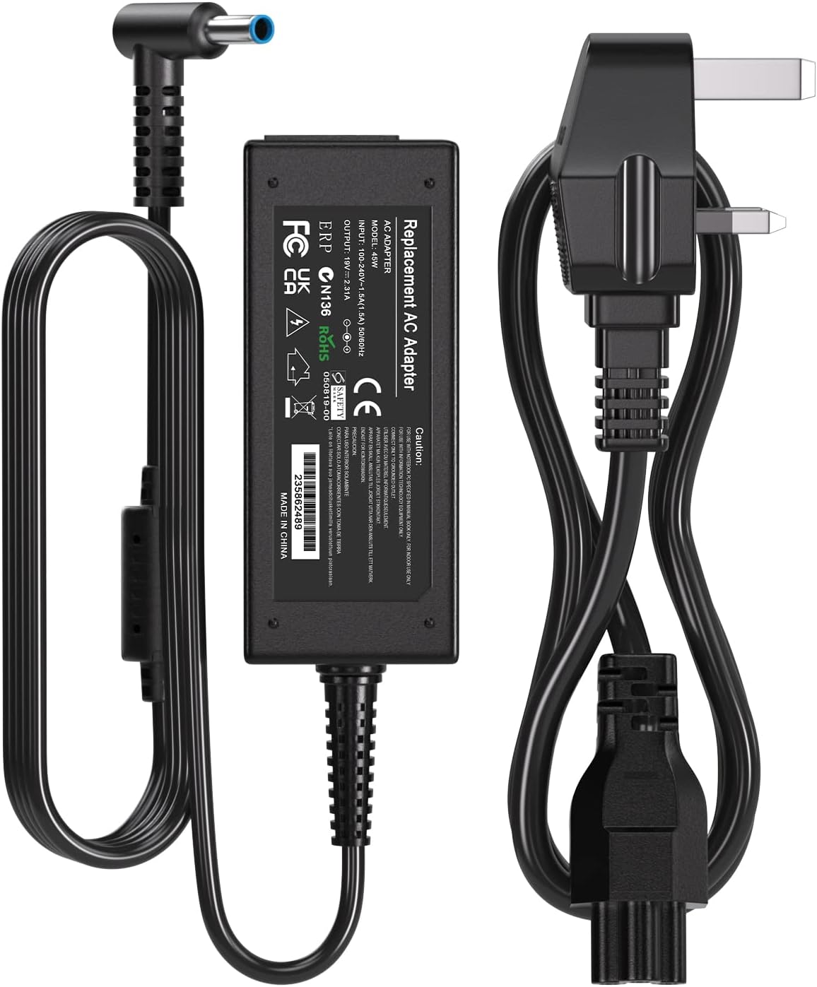 45W HP Laptop Charger for HP Laptop, 19.5V 2.31A Power Supply for HP Stream 11 13 14 HP Pavilion 11 13 HP Chromebook 11 14 HP Spectre x360 x2 11 13, HP ProBook 430 and More(4.5mm * 3mm)