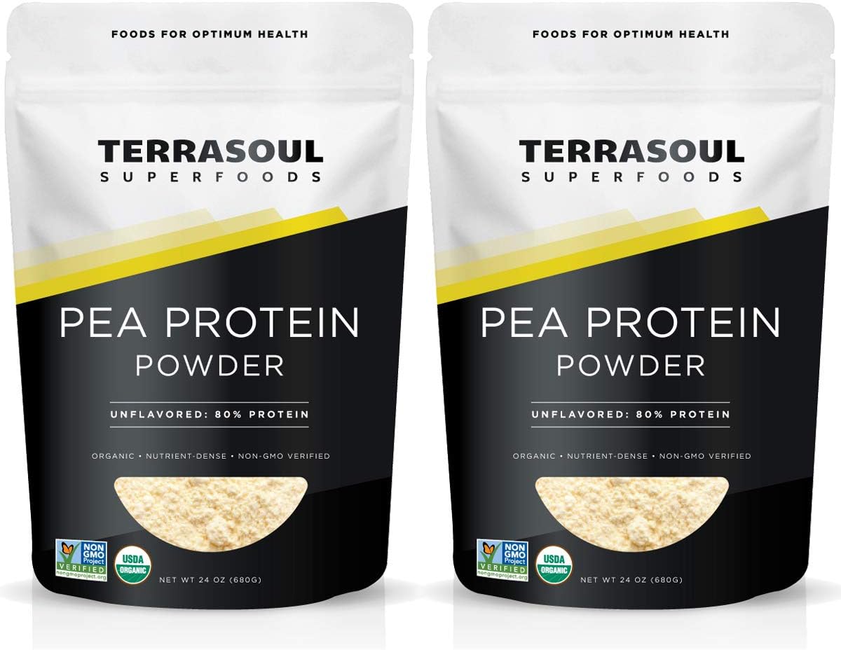 Terrasoul Superfoods Organic Pea Protein, 3 Pounds