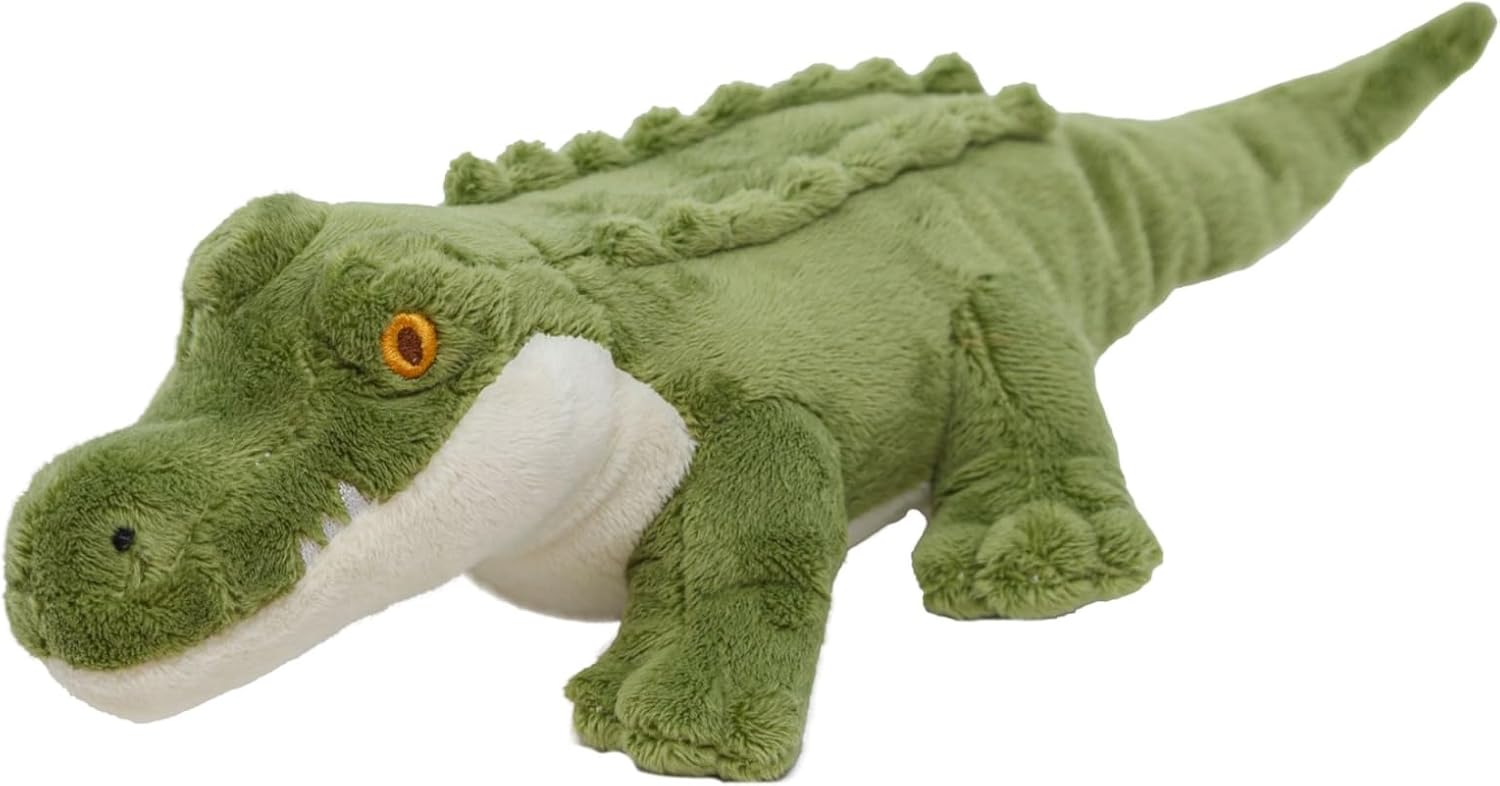 Wild Republic Ecokins Mini, Crocodile, Stuffed Animal, 8 inches, Gift for Kids, Plush Toy, Made from Spun Recycled Water Bottles, Eco Friendly, Child’s Room Decor