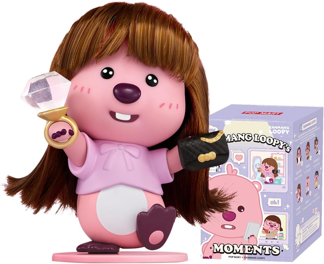 POP MART ZANMANG LOOPY's Moments Series Figures 1PC Premium Design Gifts for Women Fan-Favorite Collectible Chic Art Toy Action Figure