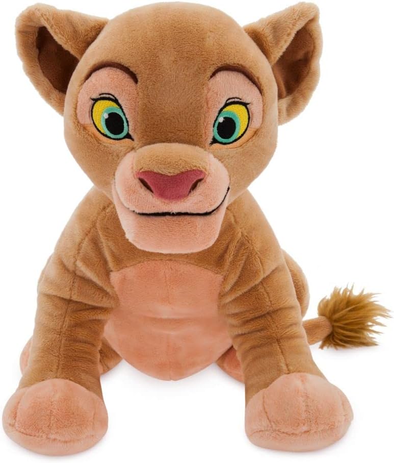 Disney Store Official Nala Medium Soft Toy for Kids, Cuddly Character with Fuzzy Texture and Embroidered Details, Furry Tail Tuft, Plushy Suitable for All Ages.