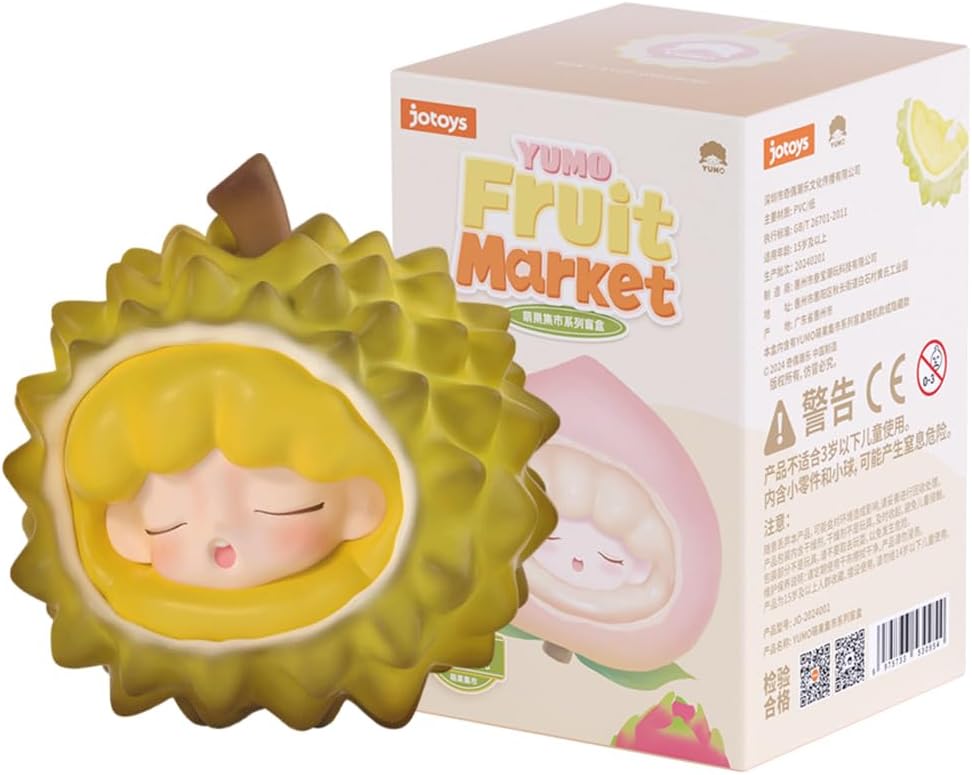 Blind Box Figures, 1PC Yumo Fruits Market Series Cute Mystery Box Figure, Collectible Kawaii PVC Figurine for Birthday Gifts