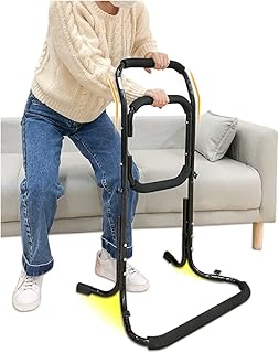 Chair Lift Assist Devices for Seniors Elderly Sit to Stand Lift Standing Aids Supports Grab Bar Help Patient Stand Up & Mobility in Front of The Sofa, Recliner Chair, Toilet