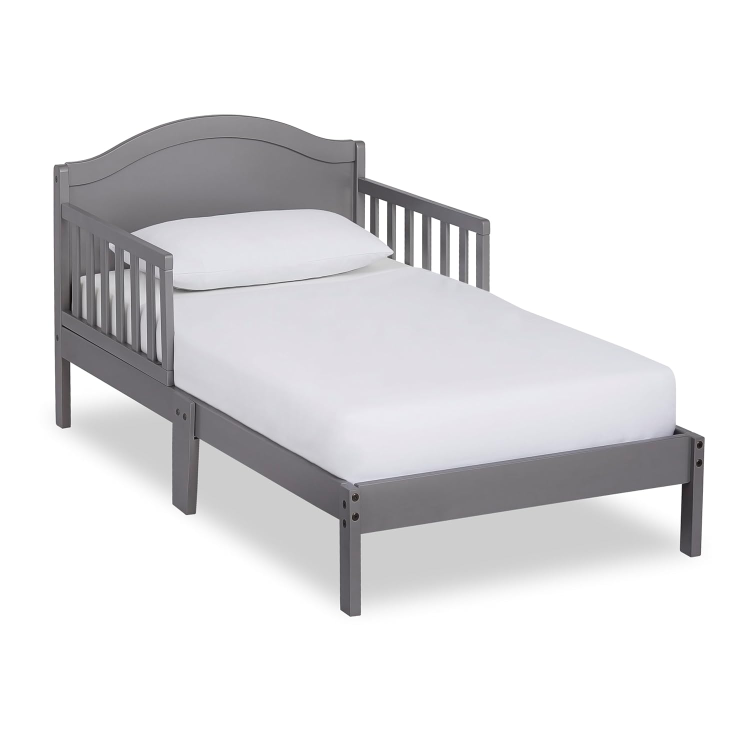 Dream On Me Sydney Toddler Bed in Steel Grey, Greenguard Gold Certified