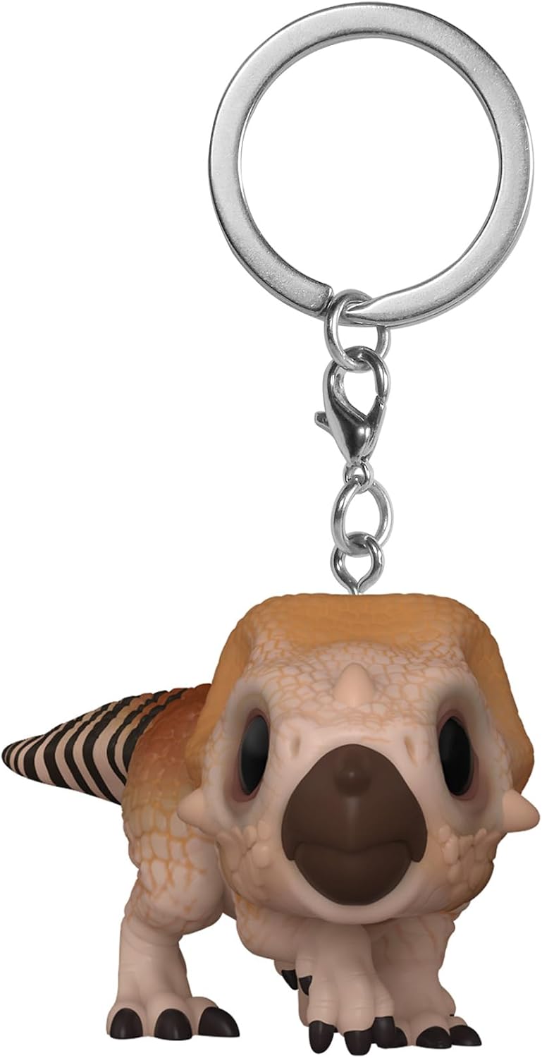 Funko Pop! Keychain: Jurassic World: Rebirth - Aquilops Novelty Keyring - Collectable Mini Figure - Stocking Filler - Gift Idea - Official Merchandise - Movies Fans - Backpack Decor