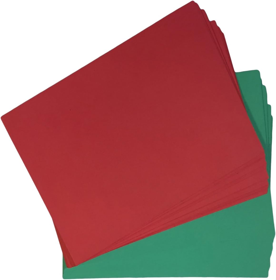 House of Card & Paper A5 Christmas Card - Red/Green (Pack of 60 Sheets)