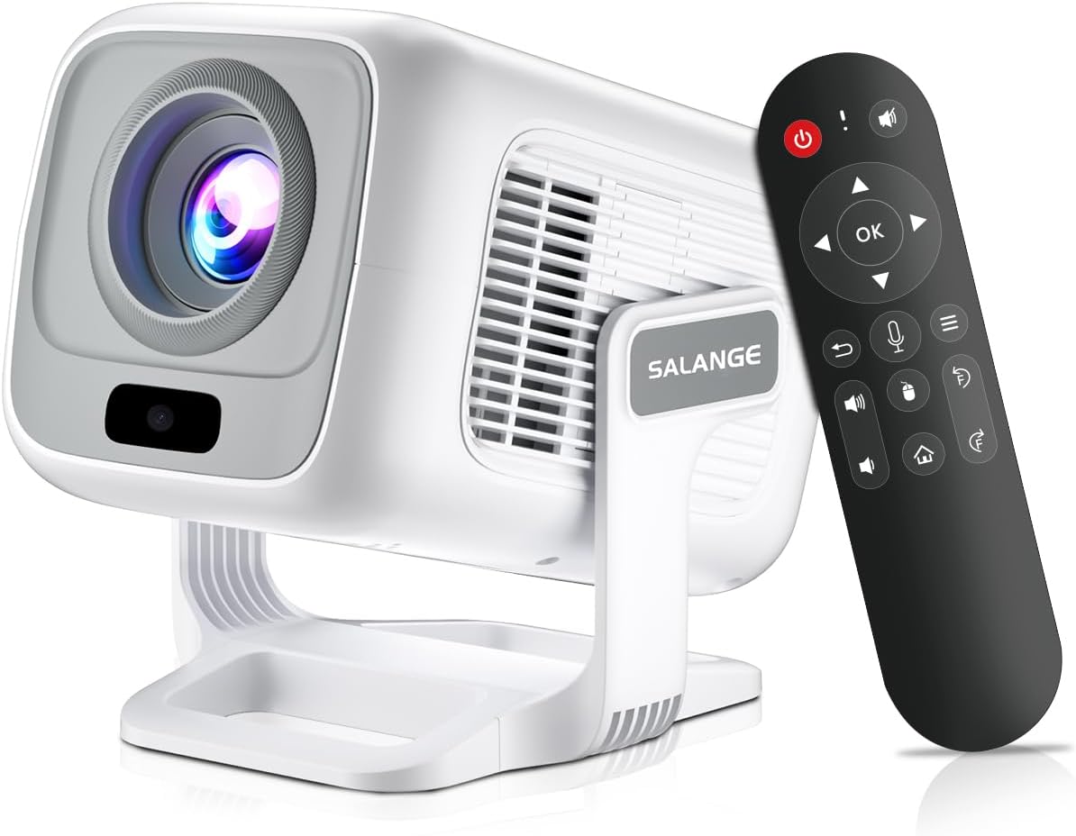 [ Auto Focus/Short Throw ] Smart Projector with Built in Apps, 5G Wifi and Bluetooth 5.4, 1080P Native Projectors 4K Outdoor Movies Projector, Mini Portable Proyector HY260Max