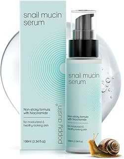 96% Snail Mucin Serum with Niacinamide, Snail Serum for Face, Hydrating Serum Snail Mucin Essence Face Serums for Anti Aging Serum (3.34 Fluid Ounces)