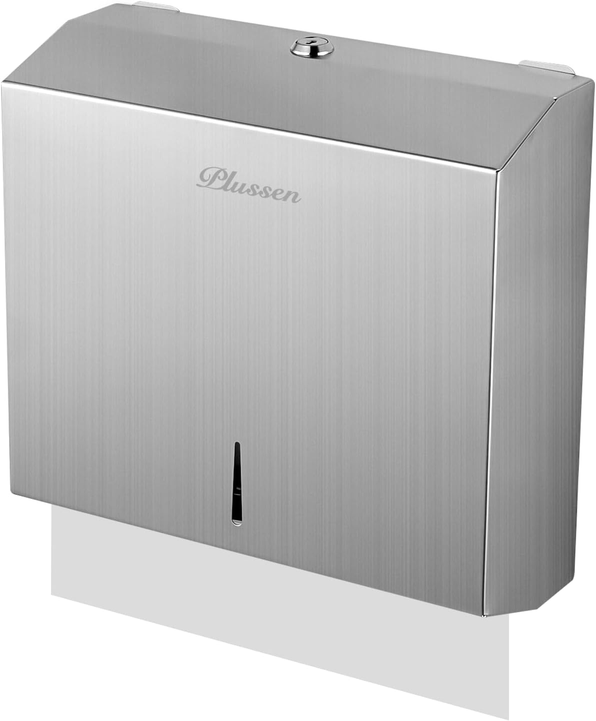 Commercial Paper Towel Dispenser Wall Mount Stainless Steel Multifold C fold Hand Towel Dispenser for Bathroom