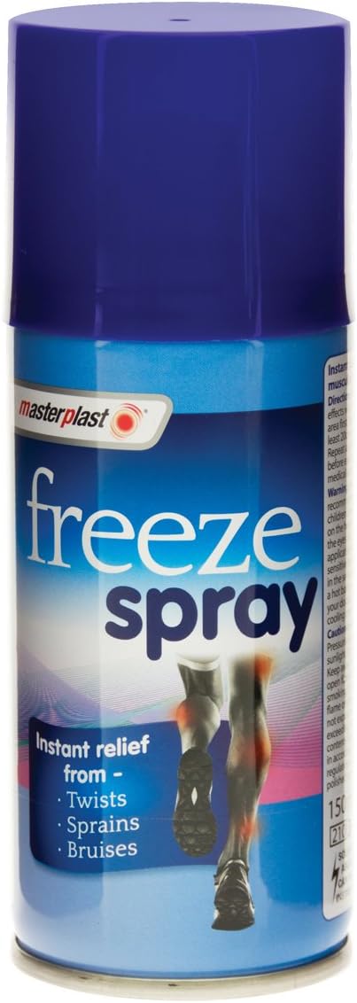 6 x Masterplast Freeze Sprays Aerosol 150ml Muscle Pain Treatment Injury Pain Relief