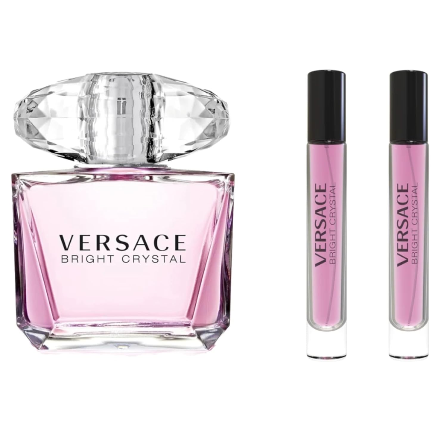 EQUIVALENCE Bright Crystal Eau de Toilette Spray for Women, Perfume 100% Original (Pack 2 bottles 10ml) large bottle not included