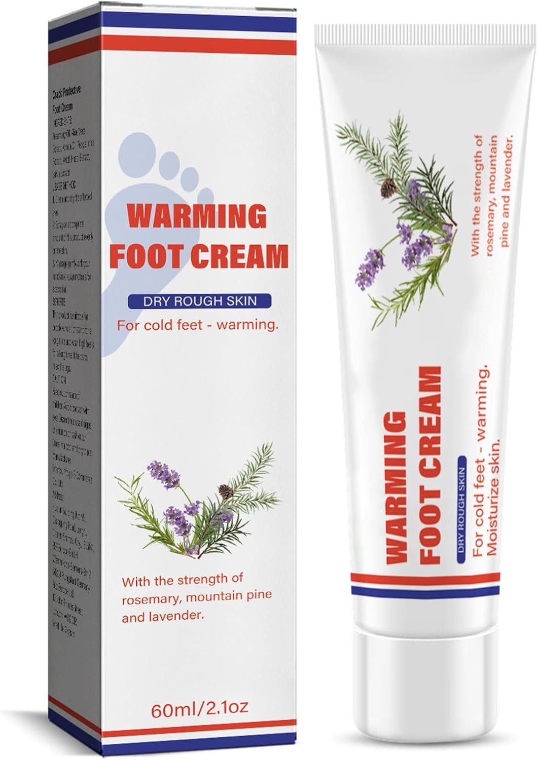 Ｗarming Foot Care Cream, Athlete’s Foot Treatment with Natural Tea Tree Oil & Aloe Vera - Suitable for Various Skin Types