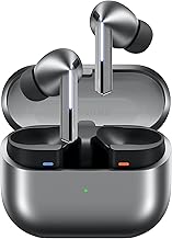 SAMSUNG Galaxy Buds 3 Pro AI True Wireless Bluetooth Earbuds, Noise Cancelling, Sound Optimization, Real-Time Interpreter, Redesigned Comfort Fit, Silver [US Version, Amazon Exclusive 2Yr Warranty]