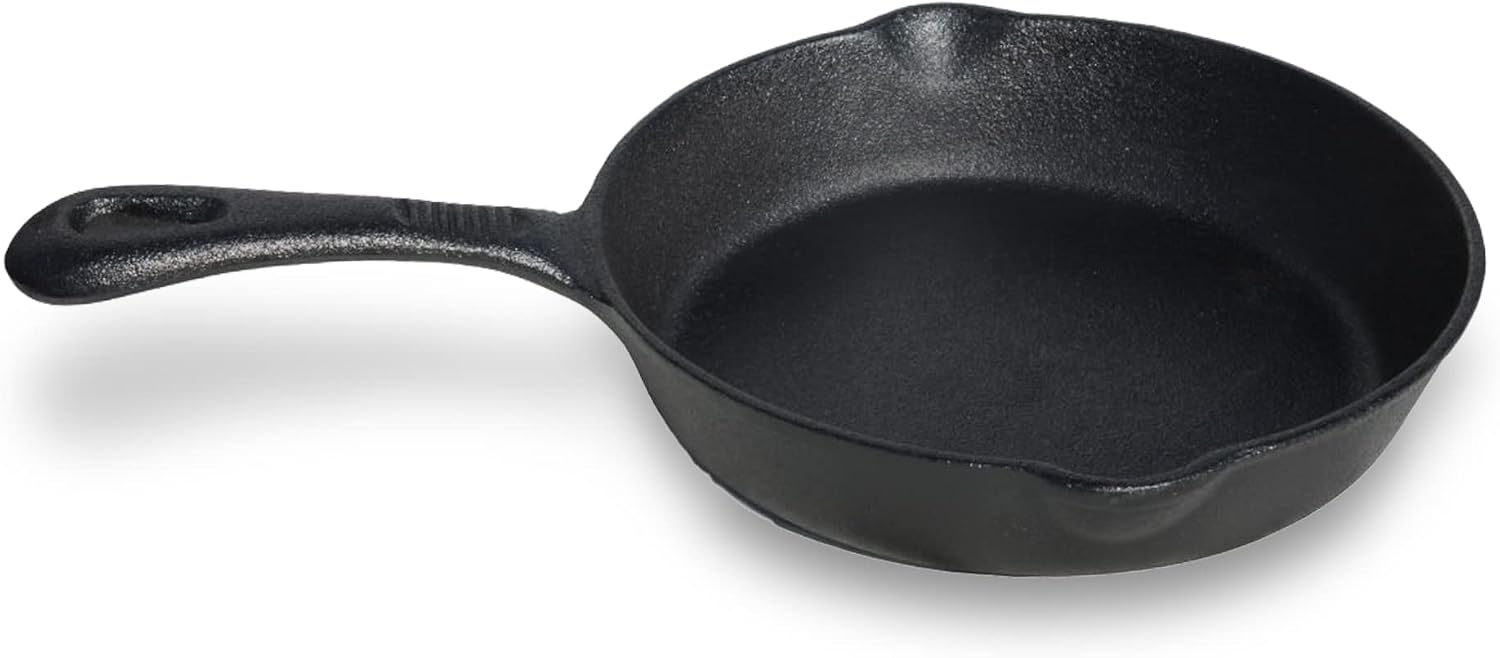 Thorness Cast Iron Skillet 8 Inch Oven Safe Tarte Tatin Skillet Frying Pan for Indoor and Outdoor use | Cast Iron Cookware | Grill | Stove Top | Skillet Pan | Iron Skillet | Frying Pans