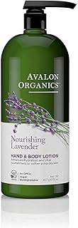 Avalon Organics Hand & Body Lotion, Nourishing Lavender, 32 Oz