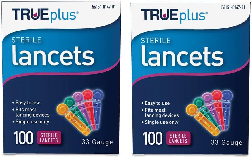 TRUEplus Sterile Lancets 33 Gauge (200-ct)
