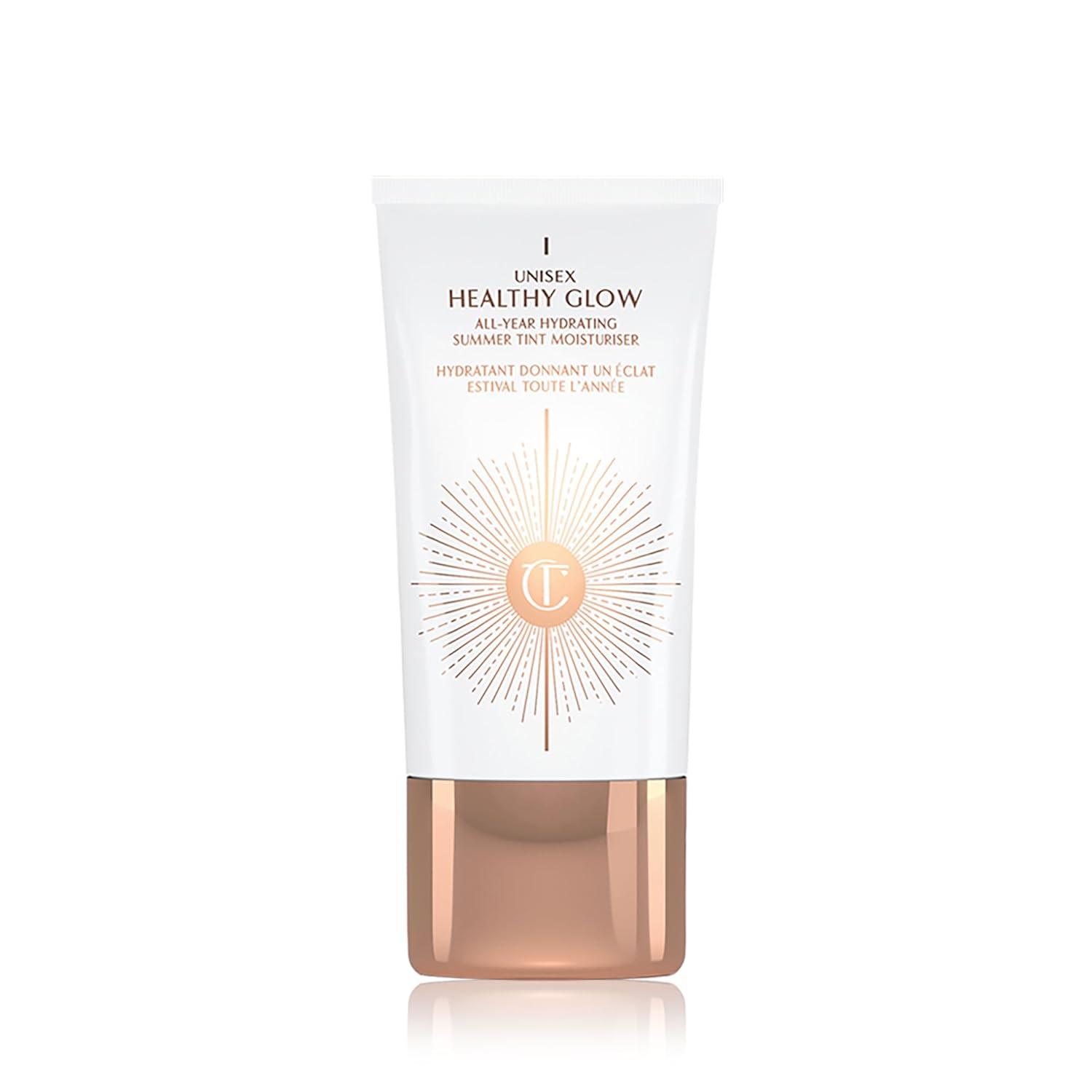 Charlotte Tilbury Unisex Healthy Glow Skin Tint - Hydrating Tinted Moisturizer Enriched with Bronzing Tan Pigments for a Natural-Looking Tan & Glowy Skin