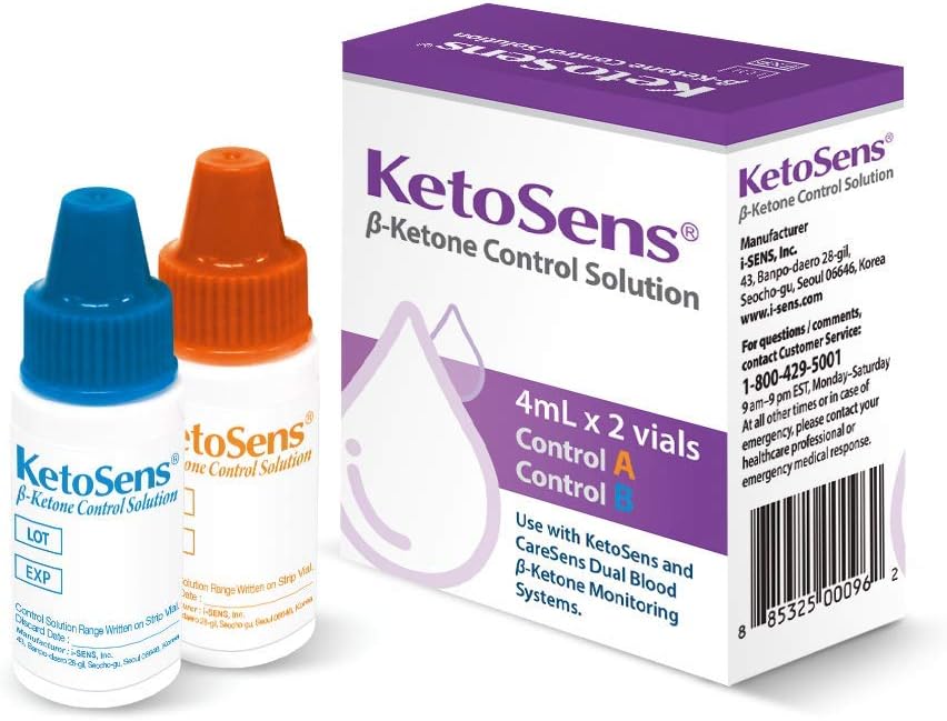 KetoSens Ketone Control Solution for use with KetoSens Blood Ketone Monitor