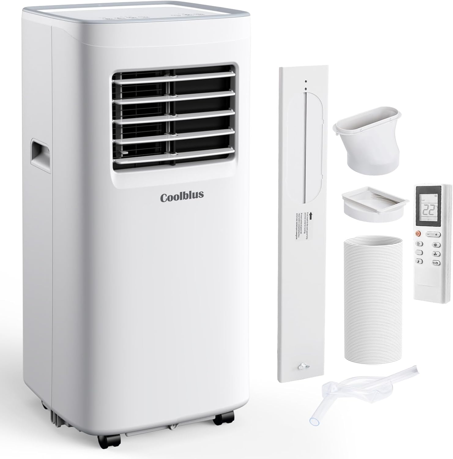 Portable Air Conditioners,10000 BTU air conditioner Cools Up to 450 Sq. Ft. 3 in 1 Portable AC with Remote Control,24H Timer, Smart Sleep Mode,Window Installation Kit & Filter Cleaning Brush