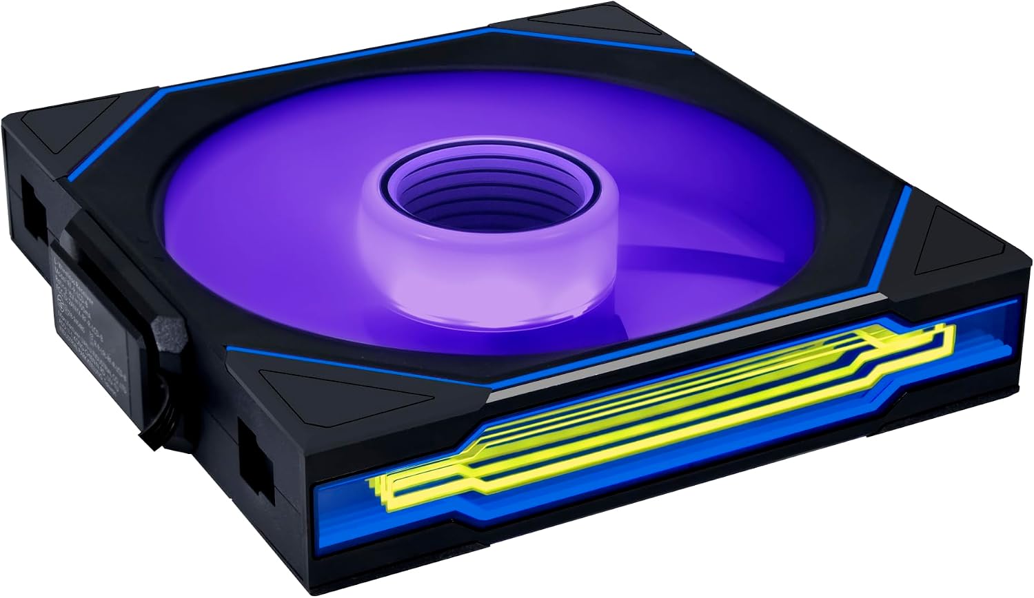 Lian Li UNI Fan SL-Infinity Wireless 140-Single Pack (Reverse Blade)-2.4 GHz Wireless Signal Control-ARGB Fan- Double Infinity Mirror -Daisy-Chain Design- Without Controller - Black (14RSLIN1W1B)