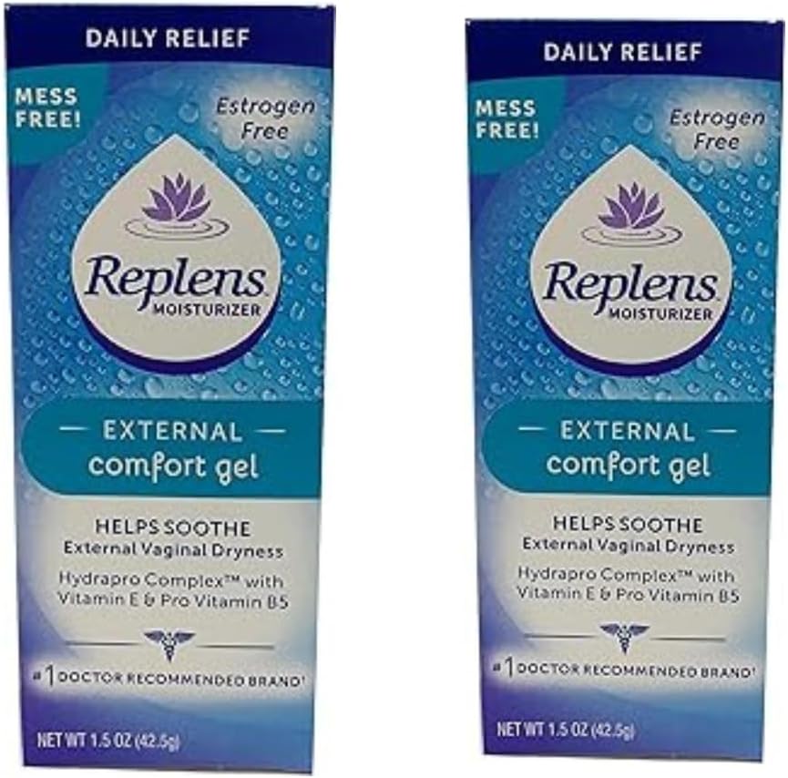 Replens External Comfort Soothing Gel 1.5 Ounce (Pack of 2)