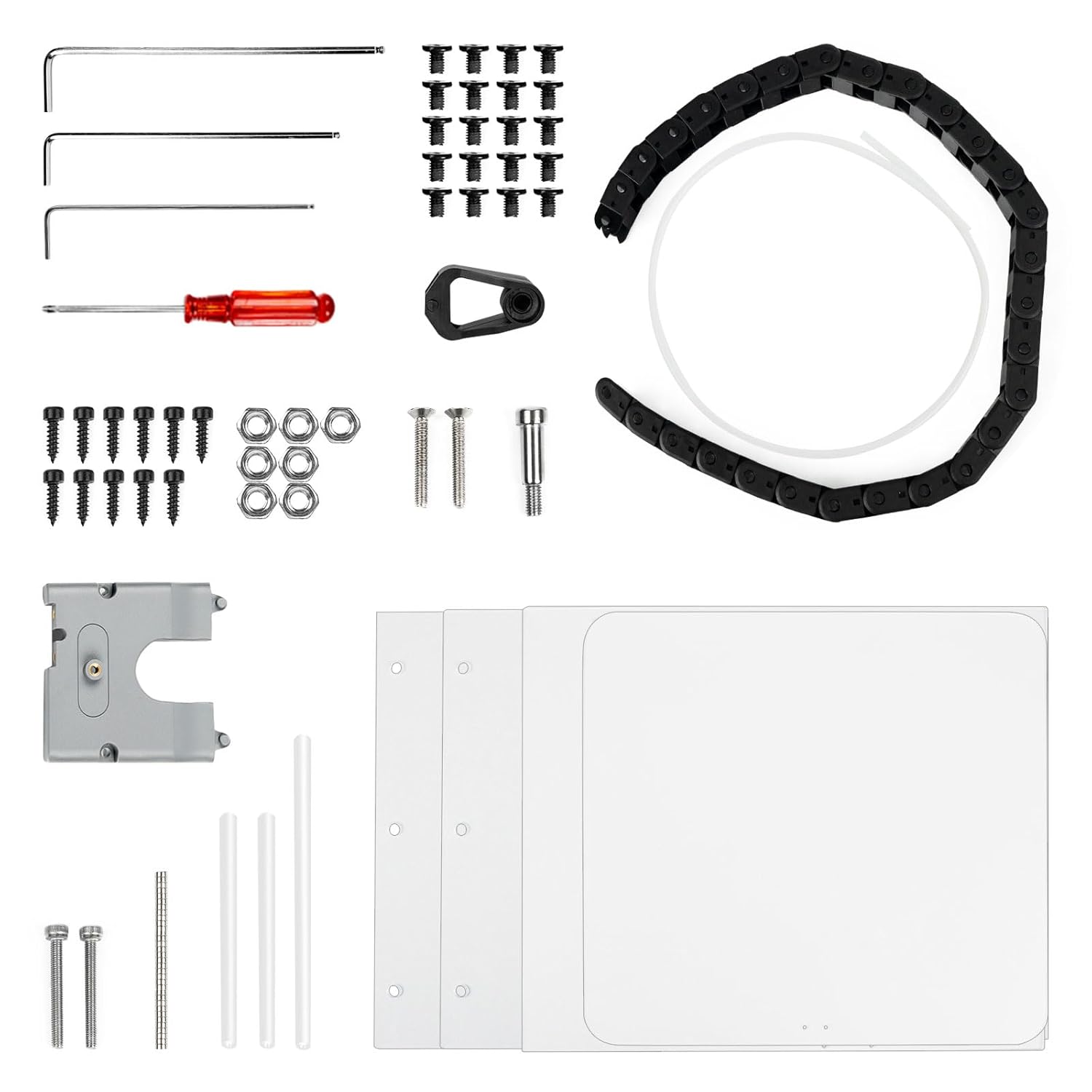 Flashforge Enclosure Accessories Set for Adventurer 5M, DIY Enclosure Kit with Plates and Screws to Unlock The ABS/ASA/PC Printing