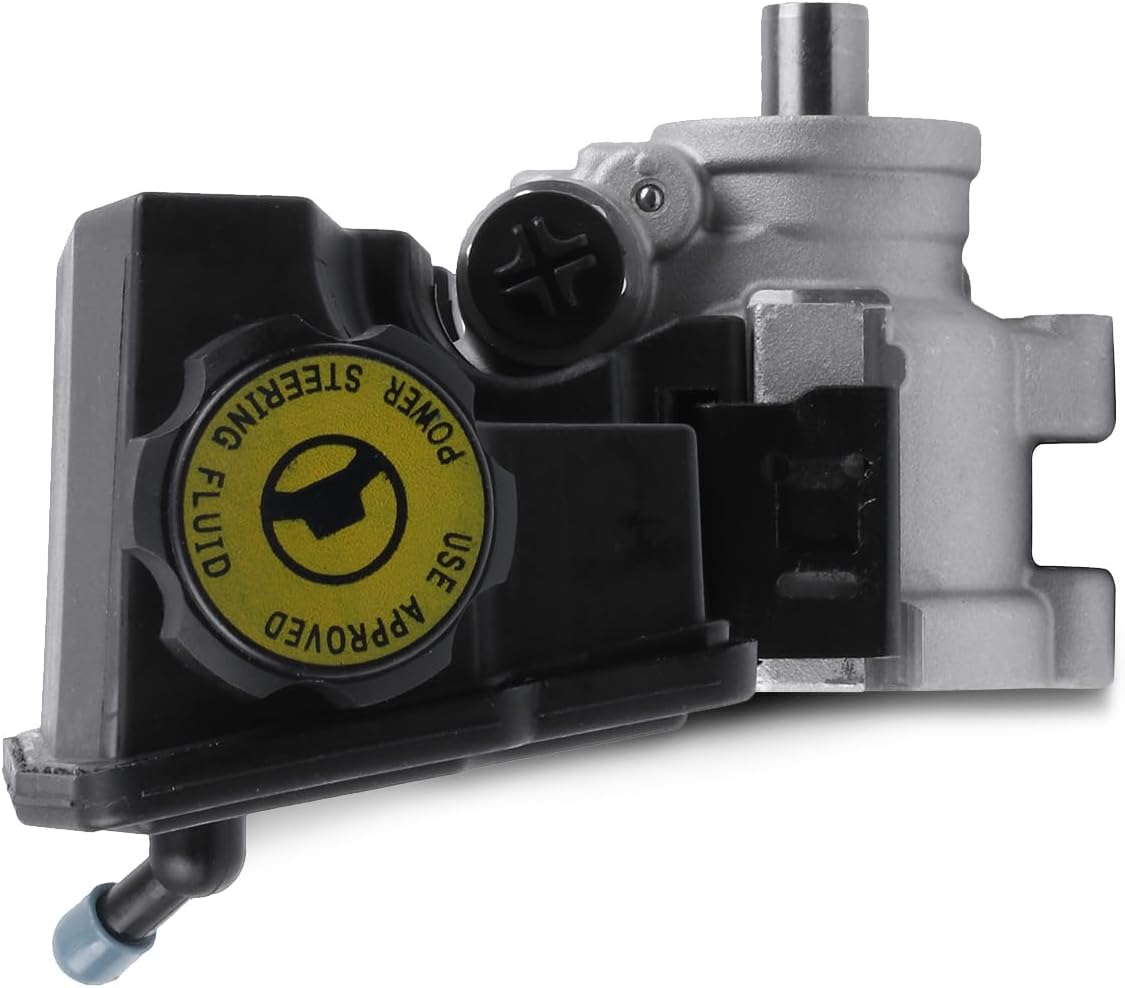 SCITOO Power Steering Pump, with Reservoir, Compatible with Jeep Cherokee XJ 1996-2001 L6 4.0L Gas, For Wrangler TJ 1997-2003 L6 4.0L Gas, Replace# 20-38771 Power Assist Pump Assembly