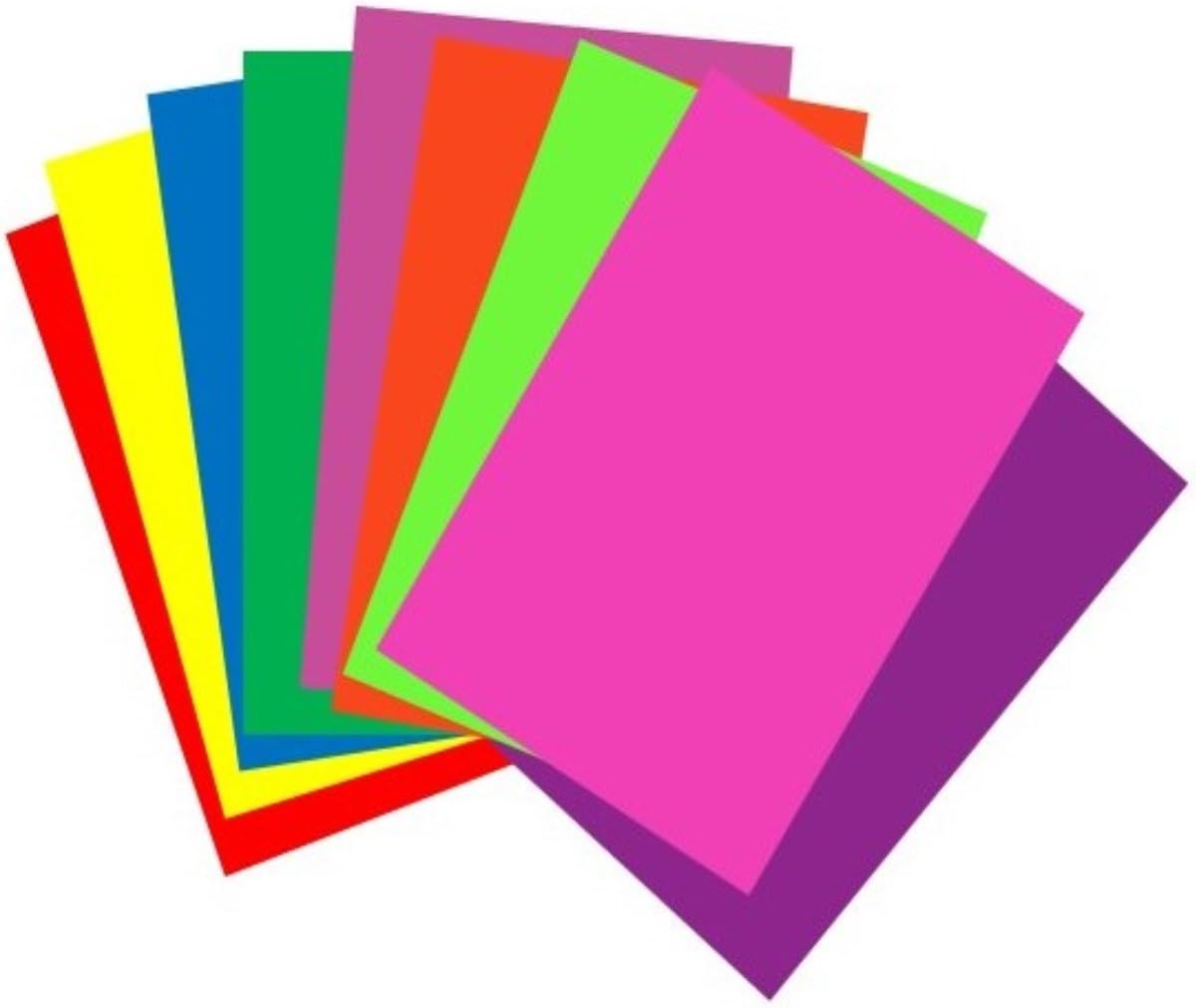 Assorted Bright Coloured Paper A5 x 50 Sheets