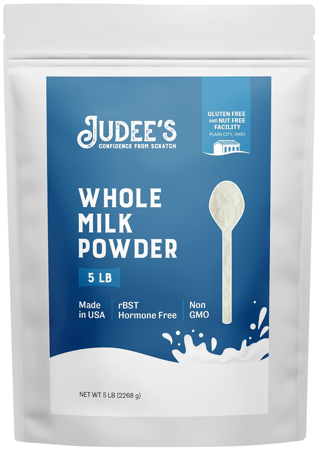 Judee's Whole Milk Powder - Gluten Free Baking & Pantry Staple - Non GMO & Nut Free - 80 Ounce, Pack of 9