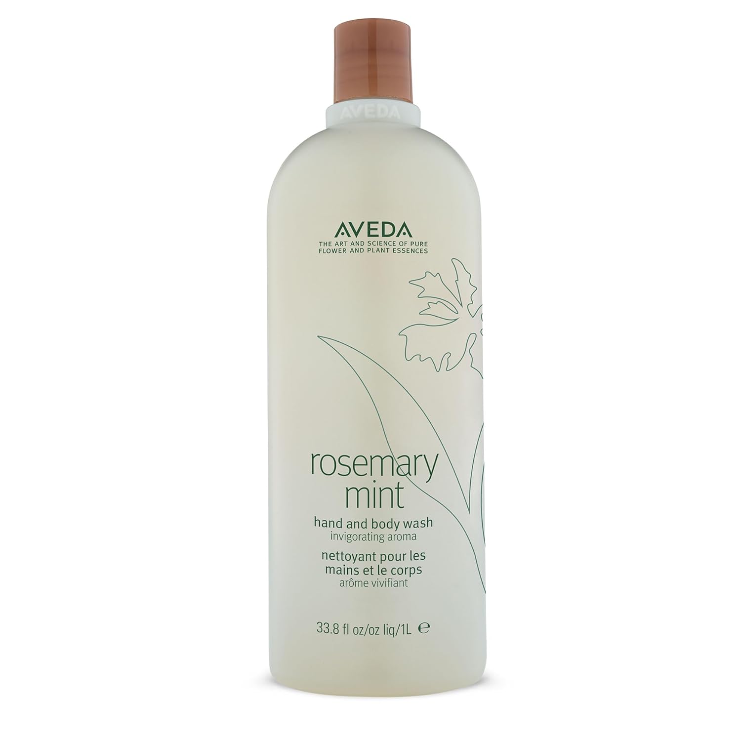 Aveda Rosemary Mint Hand & Body Wash | Liquid Hand Soap and Body Wash | with Invigorating Aroma of Certified Organic Peppermint & Rosemary