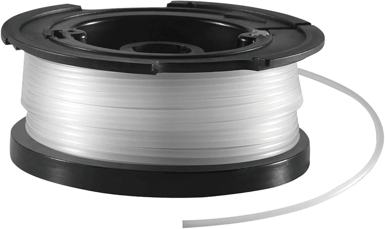 BLACK+DECKER Spool and Line 10 m for Reflex Strimmer Nylon Wire 1.6 mm Diameter Transparent and Resistant A6481-XJ