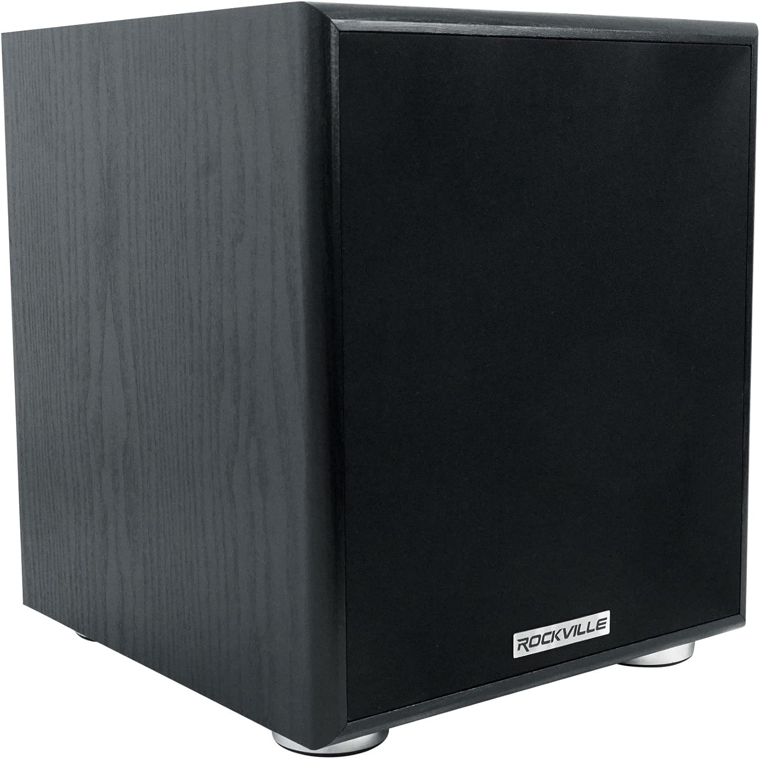 Rockville Rock Shaker 6.5", 200W Powered Subwoofer for Home Theater, Black, Includes Remote, Solid MDF Enclosure, RCA Inputs/Outputs, Variable Crossover - Perfect for Movies, Studio, and Home Audio
