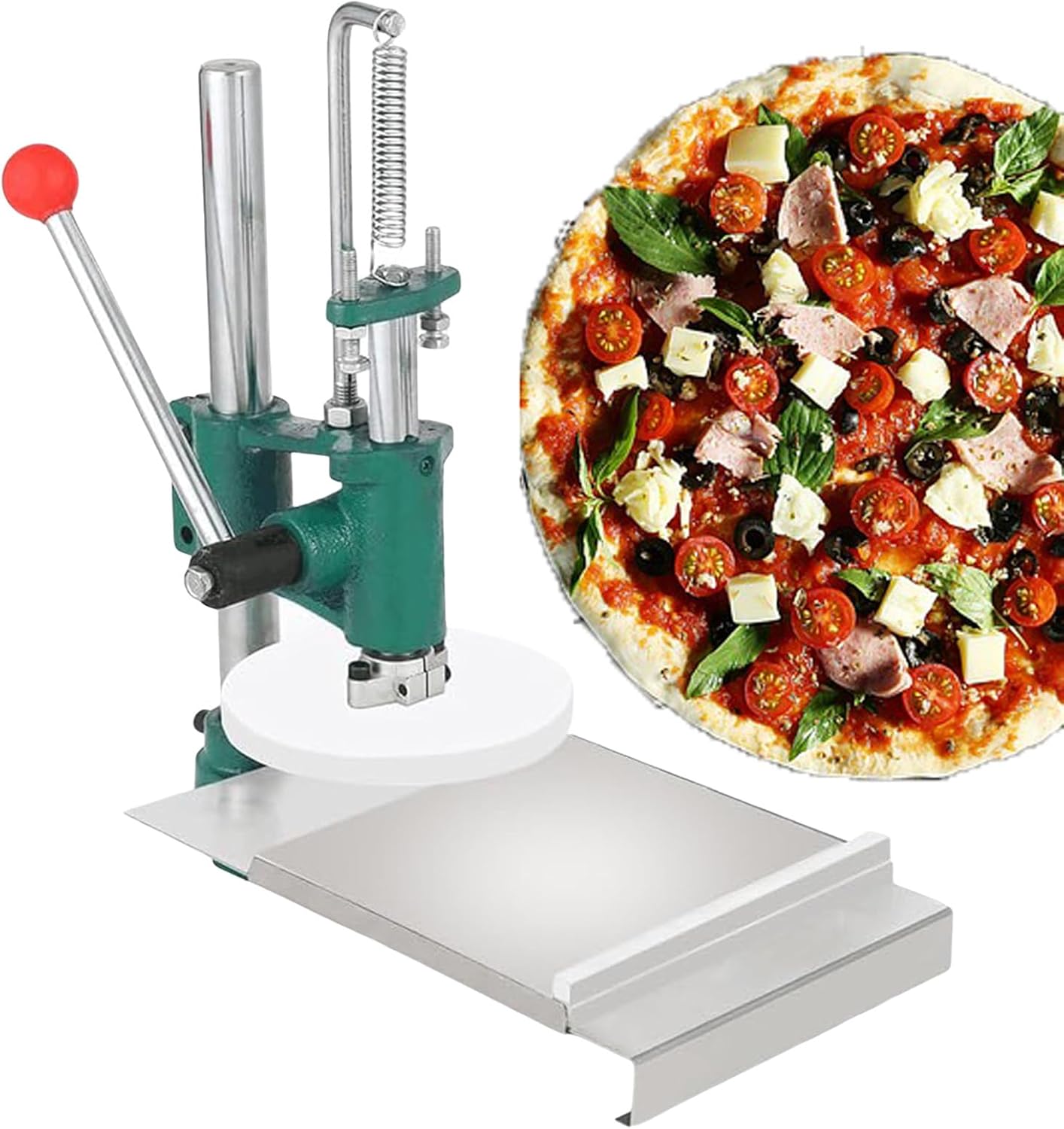 Pastry Press Machine Dough Sheeter - Multifunction Food Presses Kitchen Tools Gadgets - (Pressing Plate Diameter: 12cm, 13cm, 14cm) - Perfect for Cooking Dining Household Use,14cm