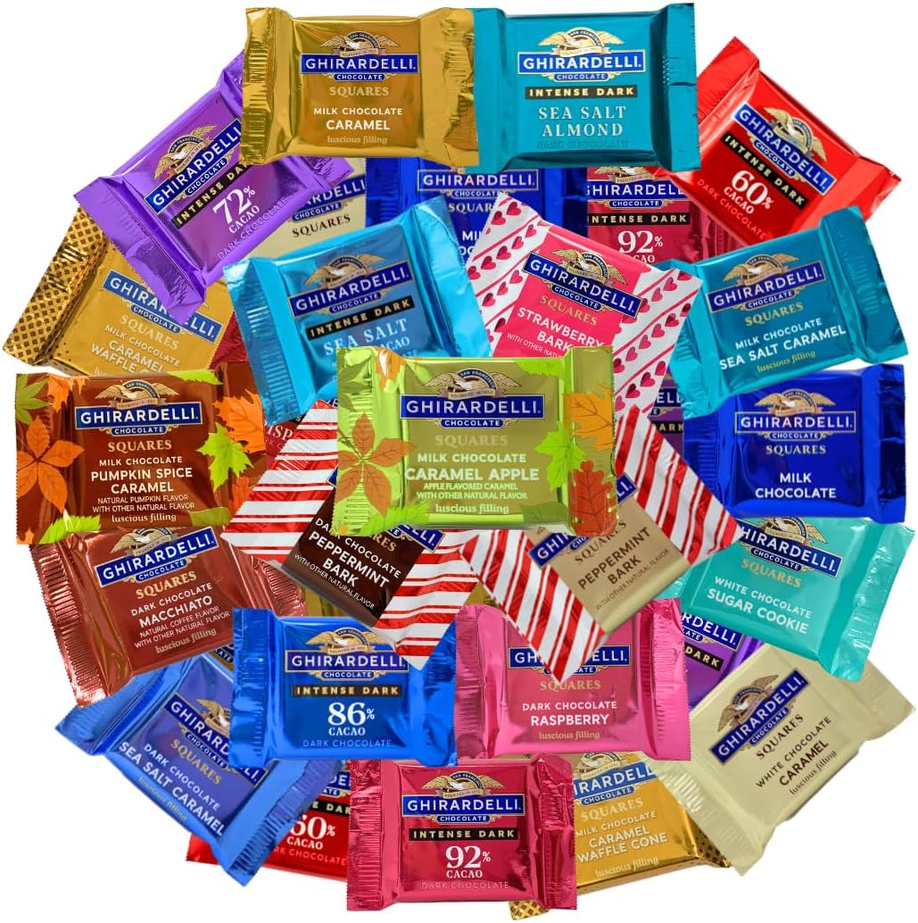ULTIMATE GHIRARDELLI SQUARES CHOCOLATE COLLECTION (20 VARIETIES) (20)