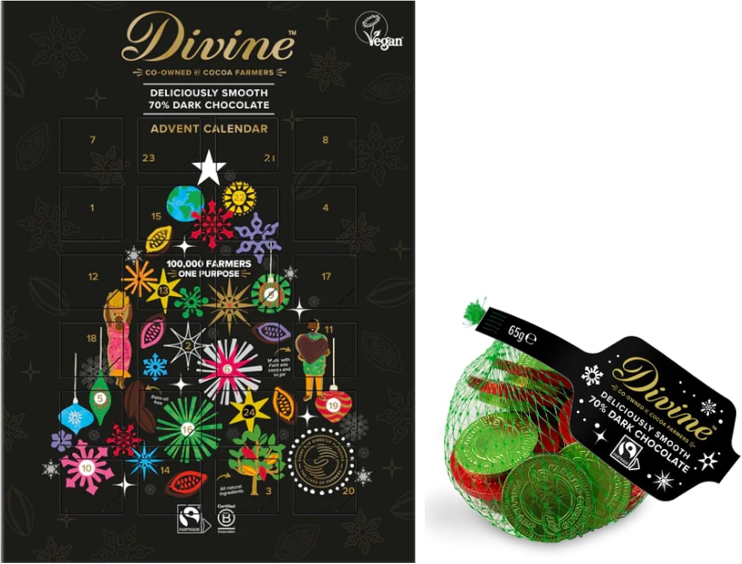 2021 Divine Dark Chocolate Advent Calendar