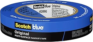 ScotchBlue Original Multi-Surface Painter's Tape, 0.94 Inches x 60 Yards, 1 Roll, Blue, Paint Tape Protects Surfaces and Removes Easily, Multi-Surface Painting Tape for Indoor and Outdoor Use