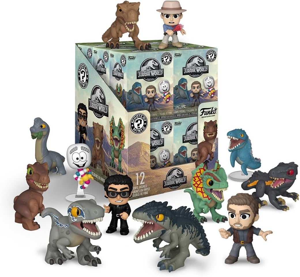Funko Mystery Mini: Jurassic Park - 1 Of 12 to Collect - Blind Purchase - Collectable Vinyl Figure - Gift Idea - Official Merchandise - Toys for Kids & Adults - Movies Fans and Display