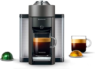 Nespresso Vertuo Coffee and Espresso Machine by De'Longhi,54 oz, Titan,Gray