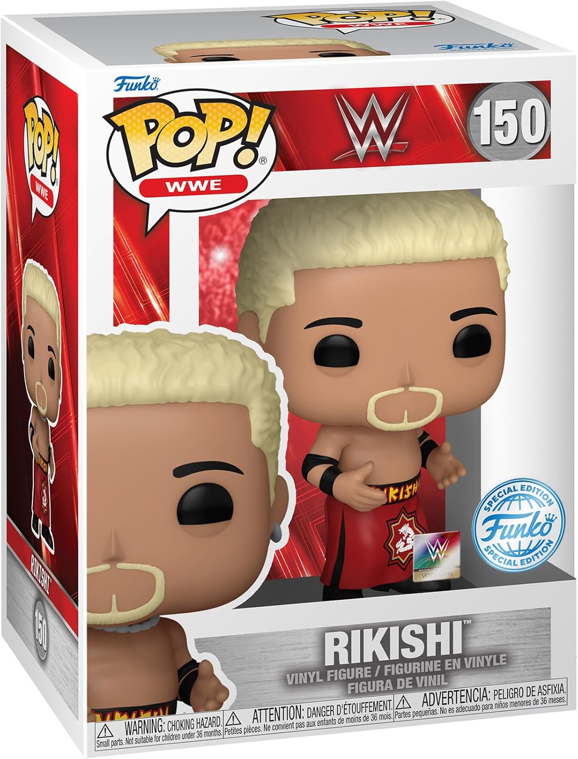 Funko POP! WWE: Rikishi - Amazon Exclusive - Collectable Vinyl Figure - Gift Idea - Official Merchandise - Toys for Kids & Adults - Sports Fans - Model Figure for Collectors and Display