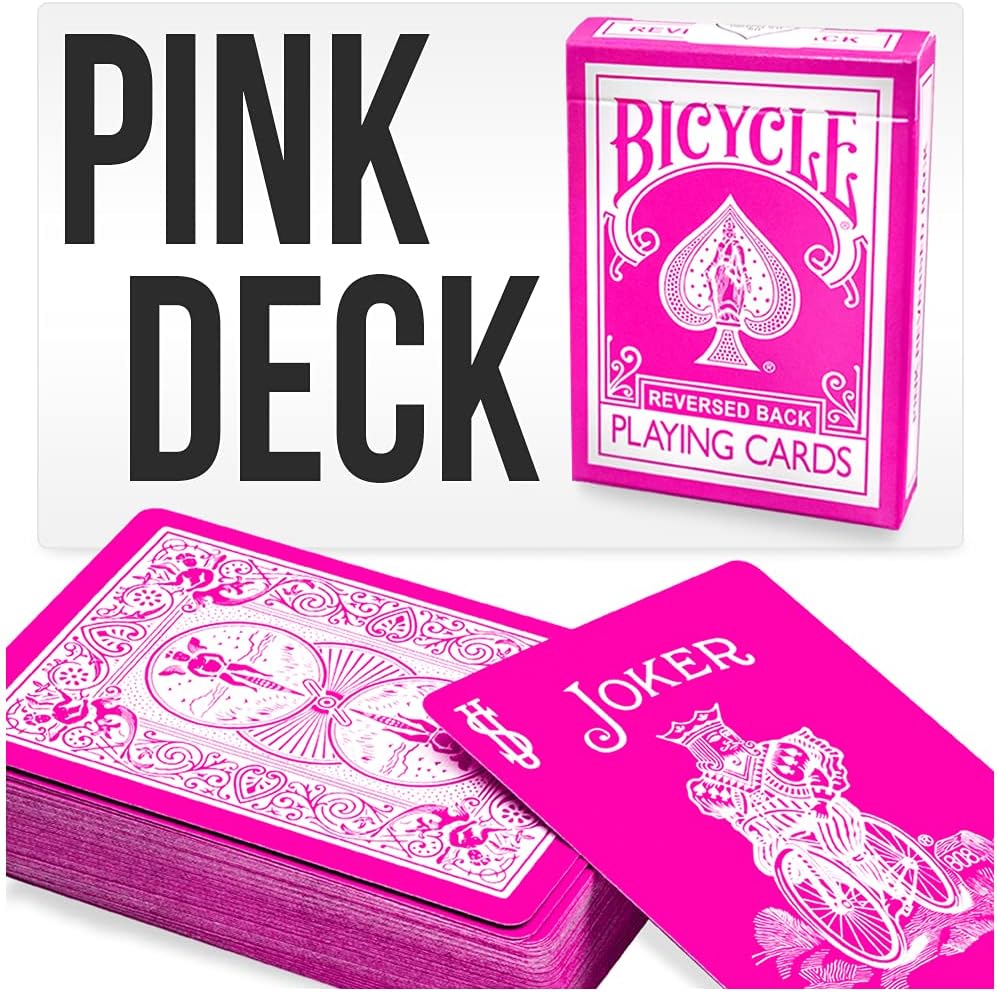 Pink Bicycle Playing Cards Deck by Magic Makers